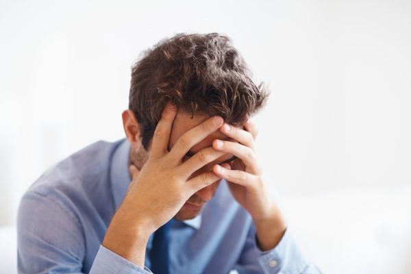 Worried manager