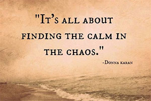 finding calm