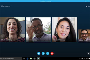 photo of leading virtually with dispersed team mates