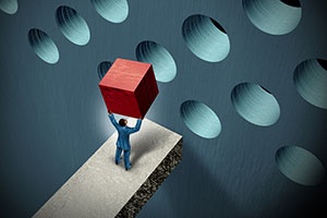 Square peg into round hole