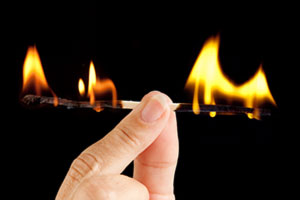 Photo of Burning Match