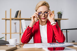 Woman at work